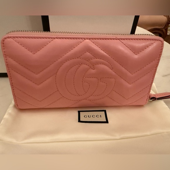 ❌ SOLD ❌ NEW Gucci Marmont zip around long wallet - Picture 5 of 7